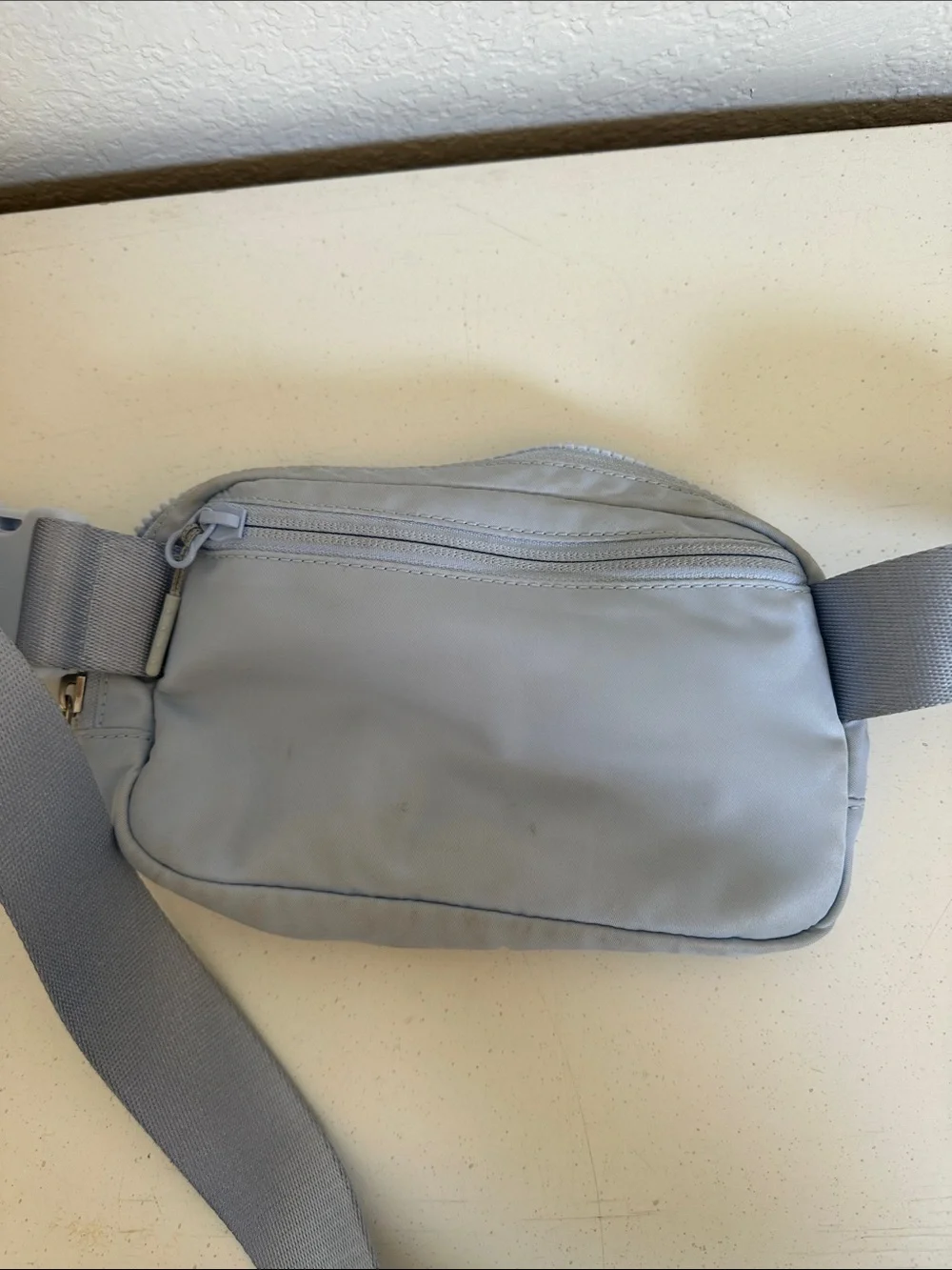 lululemon athletica Light Blue Belt Bag with Adjustable Strap